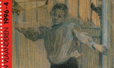 Henry Van de Velde ( 1863-1957), Jongensfiguur ( 1891). Potlood, kleurpotlood en pastel op papier, tekenkunst
