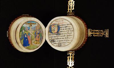 Colard Mansion, Getijdenboek, bekend als ‘Codex Rotundus’, manuscript, Brugge,1470-1490 Hildesheim, Dombibliothek, 