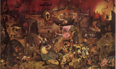 Pieter Bruegel de Oude, Dulle Griet, Olieverf op eik, 