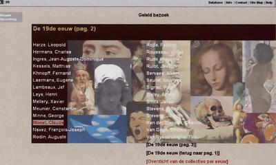 Vlaamse Kunstcollectie website