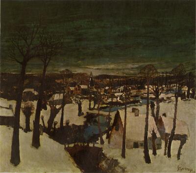 Albert Saverijs - Winter in Vlaanderen