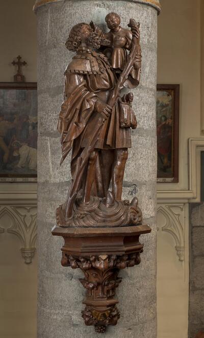 Meester van Elsloo, Heilige Christophorus, SINT-LAMBERTUSKERK, NEEROETEREN -