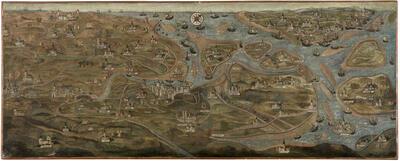 Jan de Hervy, Kaart van de Zwinstreek cartografische Topstukken