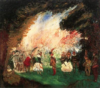 James Ensor, Le jardin d'amour, 1888