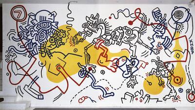 Keith Haring, Zonder titel, 1987. MUKHA