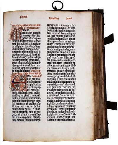 De 36-regelige bijbel (836). Plantijn-Moretus