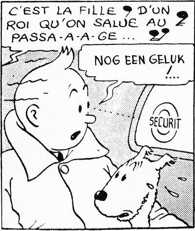 Hergé, De scepter van Oltokar, Beeldverhaal