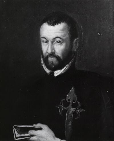 Pieter Paul Rubens (Siegen, 1577 - Antwerpen, 1640), Portret van B. Arias Montanus (1527-1598) , Museum Plantin-Moretus