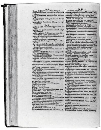 Thesaurus Theutonicae linguae. Schat der Nederduytscher spraken. Platijn Moretus