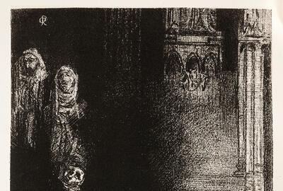 Emile Verhaeren, Odilon Redon, Flambeaux noirs, 1891, steendruk, 