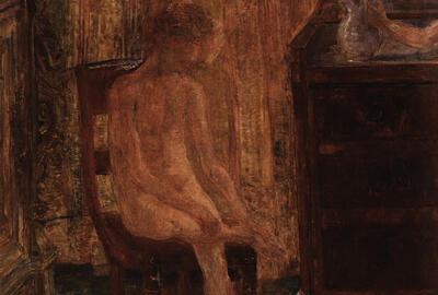 James Ensor, Kinderen aan het ochtendtoilet, 1886, olieverf op doek,