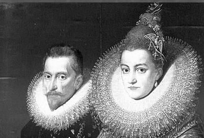 Dubbelportret van de Aartshertogen Albrecht en Isabelle, Otto Van Veen (begin 17de eeuw) 