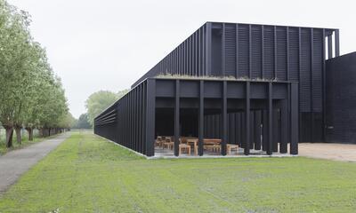 Het bezoekerscentrum van het Zwin door Coussée & Goris. Frederik Buyckx