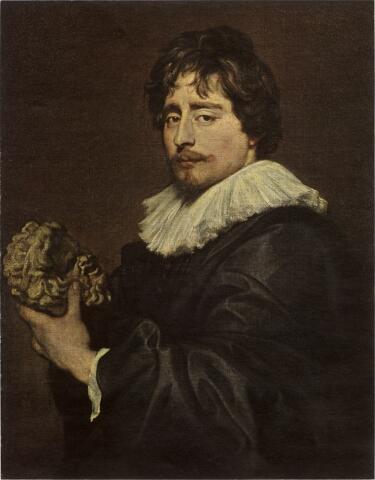 Antoon van Dyck, Portret van Frans du Quesnoy(?)