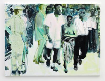 Wiels, Marlene Dumas, The Widow, 2013, olieverf op doek, Defares Collectie, Amsterdam