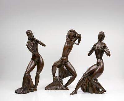 Jozef Cantré, Danseressen, 1920-21, brons,Collectie Wiegersma Consultancy and Expertise, Belgie