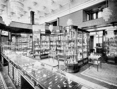 Victor Horta, winkelinterieur van Wolfers Frères, 1912