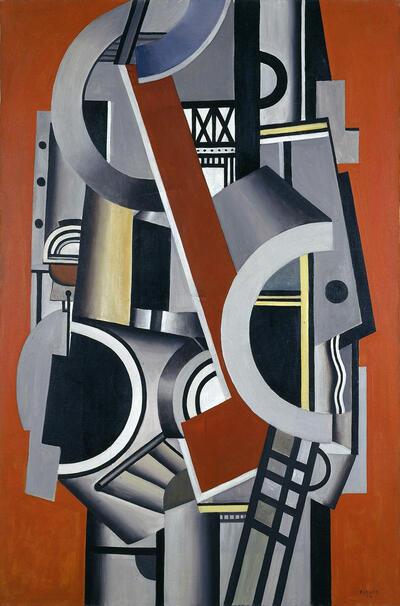 Fernand Léger, Elément mécanique , 1924, olieverf op doek, PARIJS, CENTRE POMPIDOU, MUSÉE NATIONAL D’ART MODERNE - CENTRE DE CRÉATION INDUSTRIELLE