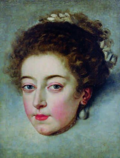 musée de flandre, Frans Pourbus de Jonge, Portret van Henriëtta Maria van Frankrijk, olieverf op paneel, PRIVÉCOLLECTIE