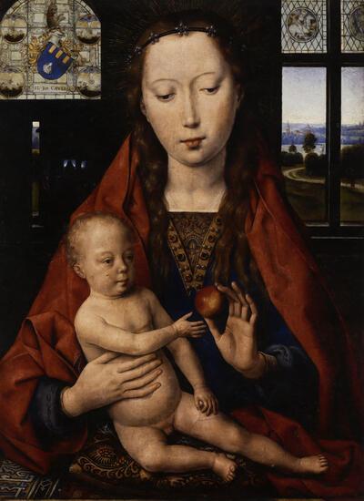 Manfred Sellink, Hans Memling, linkerluik van de diptiek van Maarten van Nieuwenhove, 148 7, olieverf op paneel, 