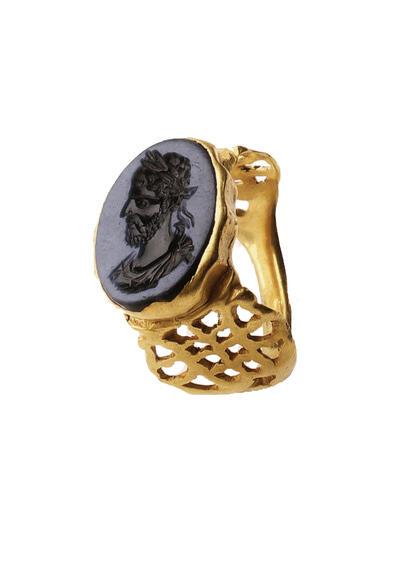 Tongeren, gouden ring Commodus