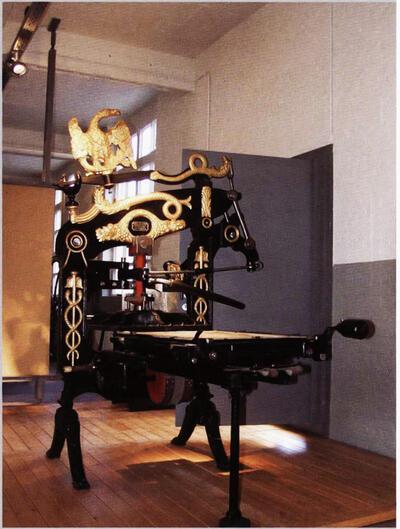 Unieke drukpersen In het Nationaal Museum van de Speelkaart 
