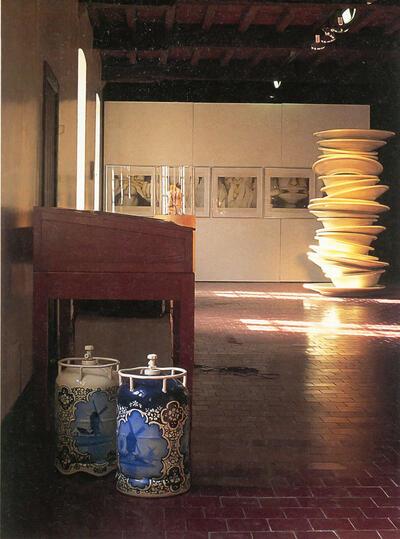 Back to Basics, tentoon­stelling van actuele kunst in de Sint-Pietersabdij, 1998 