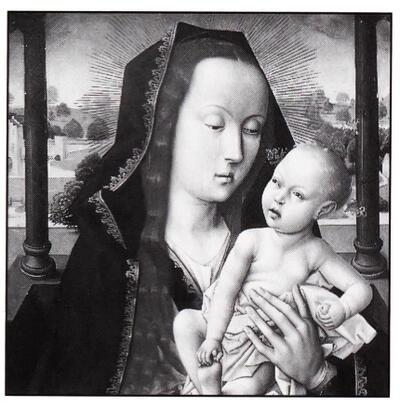 Dirk Bouts, Madonna met kind (detail)