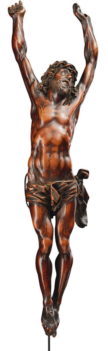 Maria Faydherbe, Crucifix,  1620-1635, hout, 33 cm. Topstukken