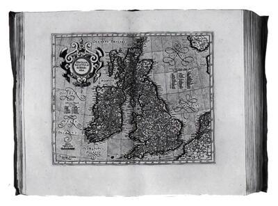 Kaart van de Britse eilanden, in: G. Mercator, Atlas, Amsterdam, J. Hondius, 1613. (Antwerpen, Museum Plantin-Moretus). 