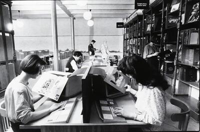 De studiebibliotheek, Beeldverhaal