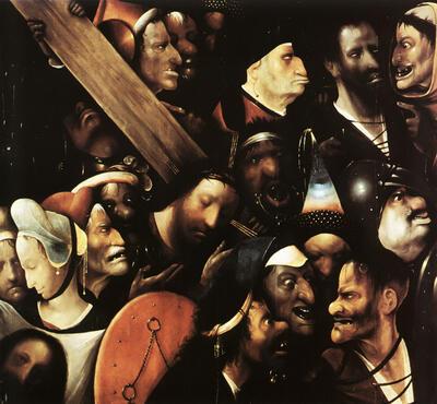Jeroen Bosch, De kruisdraging, Expressionisme