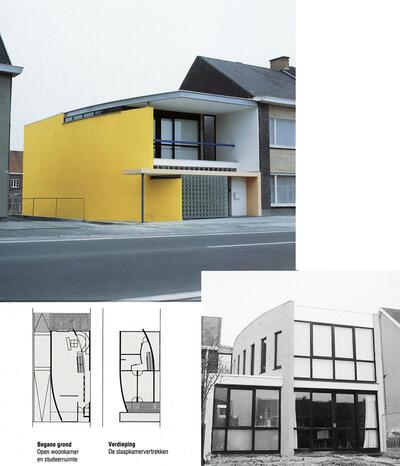 Woning Deconinck, Oudenaarde. Architect Frank Delmulle, Architectuur