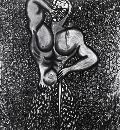 Pjeroo Roobjee, Portret van de kunstenaar als goedgemaakt warhoofd, expressionisme