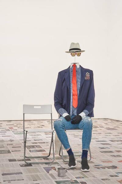 Claire Fontaine, Headless Man, 2016
