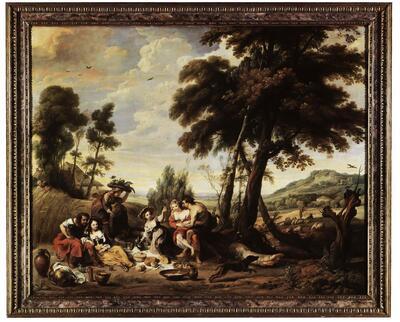 Jan Wildens (1586-1653) en Frans Wouters (1612-1659), Pastorale. Rubenshuis