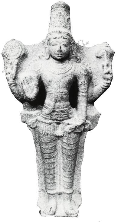 Visnu. India, Vijayanagar. Etnografisch Museum Antwerpen