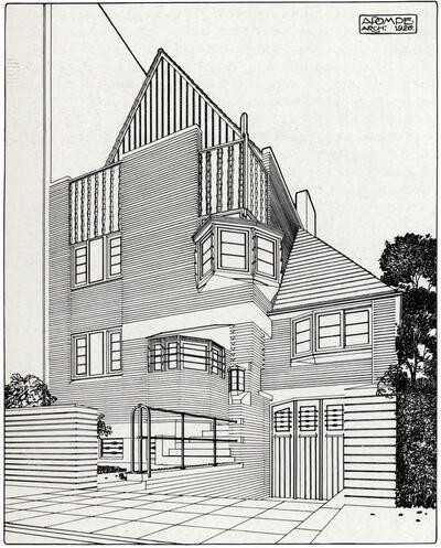 Antoine Pompe (1873-1980), De villa M. Thyssen, architectuur, Interbellum