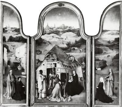 Jeroen Bosch (ca. 1450-1516), De aanbidding der Wijzen. Habsburg
