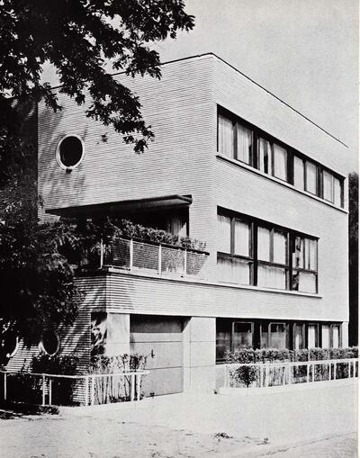 Léon Stynen (1899), Eigen woning, architectuur, Interbellum