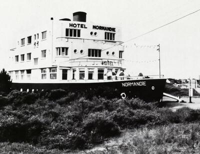 Laurent Bruggeman (1902-1940) i.s.m. W. Bruggeman, Het hotel Normandie, architectuur, Interbellum