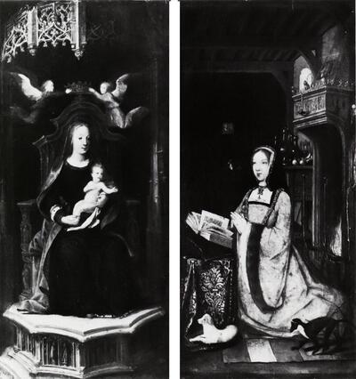 Meester van 1499, Diptiek van Margaretha van Oostenrijk. Habsburg