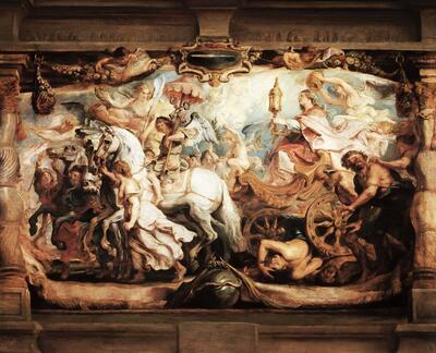 Peter Paul Rubens (1577-1640), De triomf van de Kerk. Habsburg