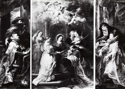 Peter Paul Rubens (1577-1640), Het drieluik van de Heilige Ildefonsus. Habsburg