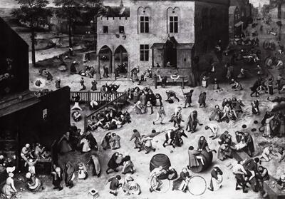 Pieter Brueghel de Oude (1525/30-1569), De kinderspelen. Habsburg