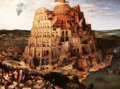 Pieter Brueghel de Oude (1525/30-1569), De toren van Babel. Habsburg