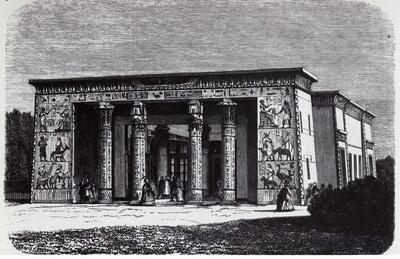 Charles Servais (1828-1892), Joseph Alfred Stalins (1836-1881), Egyptische tempel, Zoo