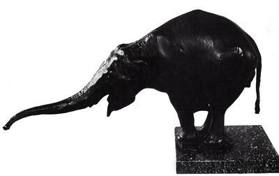 Rembrandt Bugatti (1885-1916), Indische olifant. Zoo