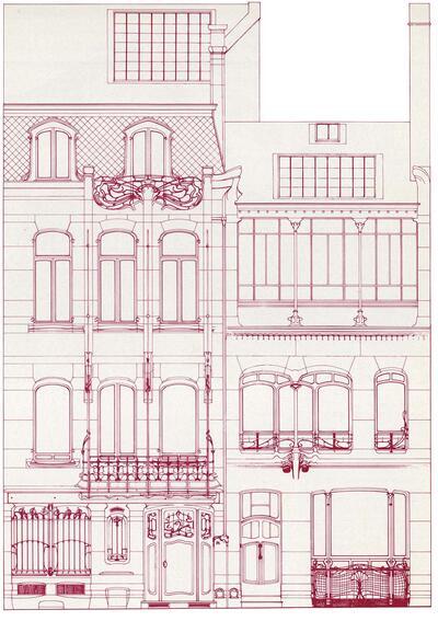 Woning en atelier van architect Victor Horta (1861-1947), Nu Hortamuseum, Eigen ontwerp, Kunstenaarsateliers