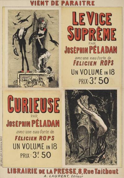 Affiche De Superieure ondeugende Joséphin Péladan